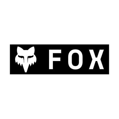 Fox 7 Inch Corporate Logo Decal - Black