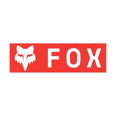 Fox 7 Inch Corporate Logo Decal - Red