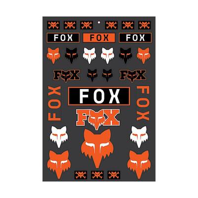 Fox Legacy Track Decal Pack - Orange