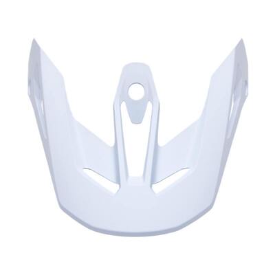 Fox V3 Solid Visor - Matte White - XS