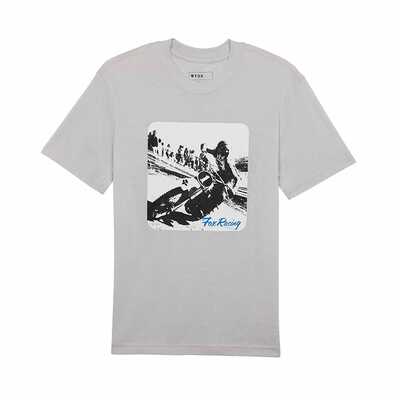 Fox Womens Scripted Photo Ss Tee - Light Grey