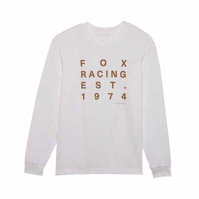 Fox Womens Est.1974 Ls Tee - White