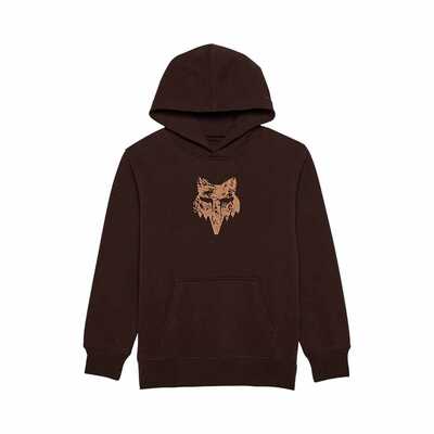 Fox Youth The World Pullover Fleece - Cocoa