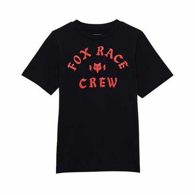 Fox Youth Race Crew Ss Tee - Black