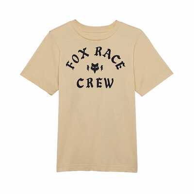 Fox Youth Race Crew Ss Tee - Cream