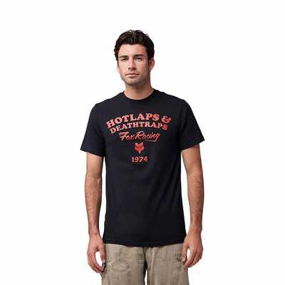 Fox Hotlaps Ss Prem Tee - Black