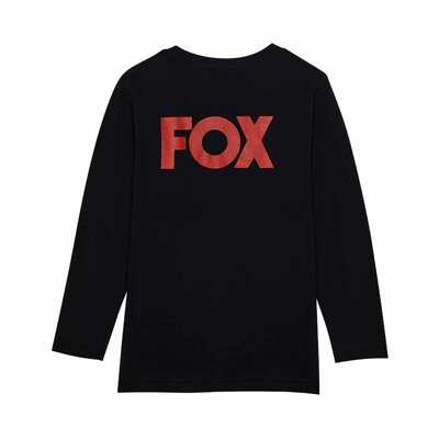 Fox Youth Heritage Ls Tee - Black