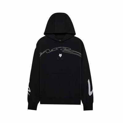 Fox Energy Face Oversized Pullover Fleece - Black