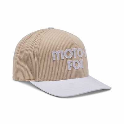 Fox Womens Moto-X Corduroy Hat - Cream