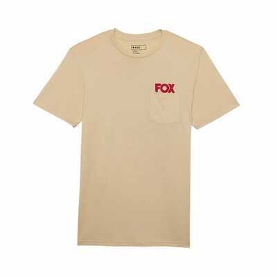 Fox Big F Ss Prem Tee - Cream