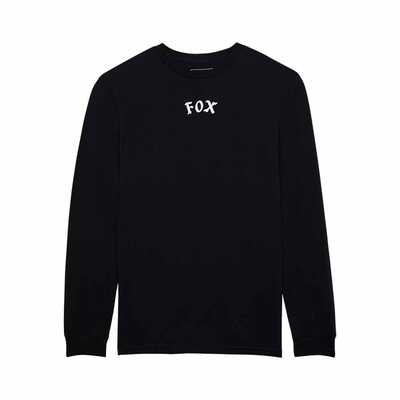 Fox Race Crew Ls Prem Tee - Black