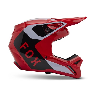 Fox V1 Lean Helmet - Flo Red