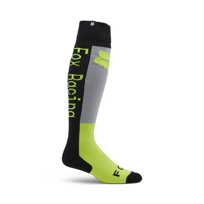 Fox 180 Lean Sock - Grey/Yellow