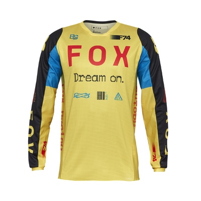 Fox 180 Race Spec Jersey - Pale Yellow