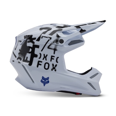 Fox V3 Seventy4 Helmet - White