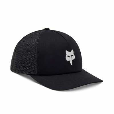 Fox Fox Head Trucker Hat - Black