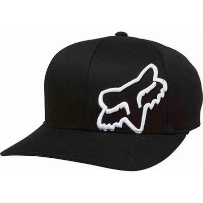 Fox Youth Flex 45 Flexfit Hat - Black/White - OS