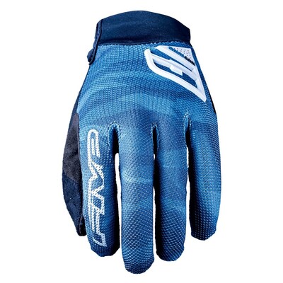 Five 2025 Xr-Pro Camo Gloves - Blue