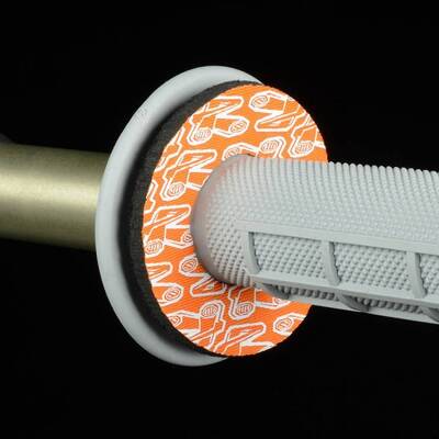 Renthal Donutz Grip - White/Orange