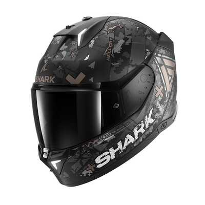 Shark Skwal i3 Hellcat Helmet - Black/Chrome/Anthracite