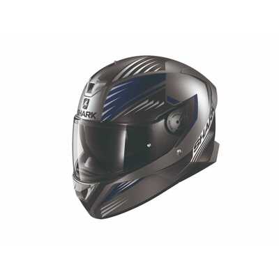 Shark Skwal 2 Hallder Helmet - Matte Anthracite/Blue/Anthracite