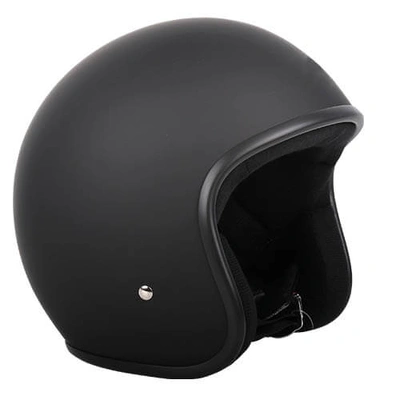 RXT A611C Low Ride Open Face Helmet (No Studs) - Matt Black