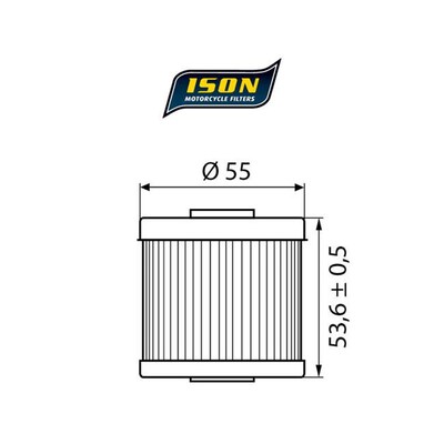 Ison 123 Element Oil Filter