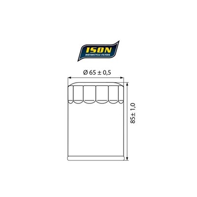 Ison 198 Canister Oil Filter