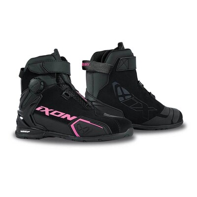 Ixon Bull 2 Waterproof Ladies Boots - Black/Fuchsia