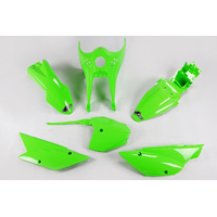 UFO Kawasaki Plastics Kit KLX110 2010-2020 - Green