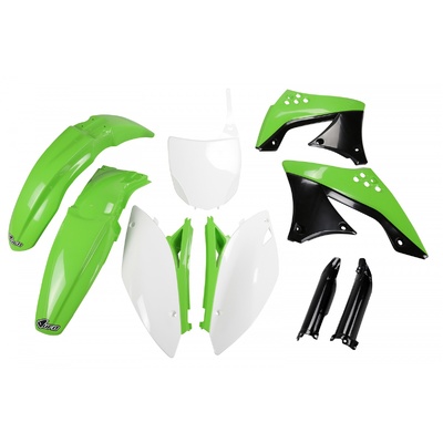 UFO Full Plastics Kit - Kawasaki Kx450F 09-11 - OEM