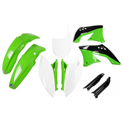 UFO Full Plastics Kit - Kawasaki Kx450F 10-11 - OEM