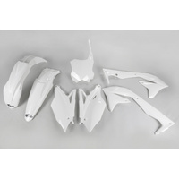 UFO Plastics Kit - Kawasaki - KX450F 18 - White