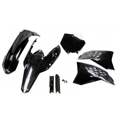 UFO Full Plastics Kit - Ktm Sx/Sxf 07-10 - Black