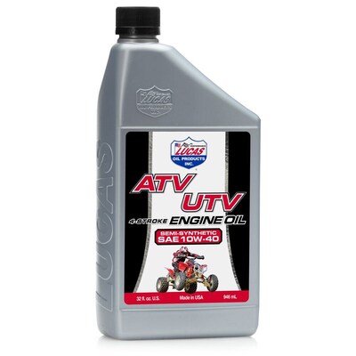 Lucas 10W-40 Semi Synthetic ATV Engine Oil