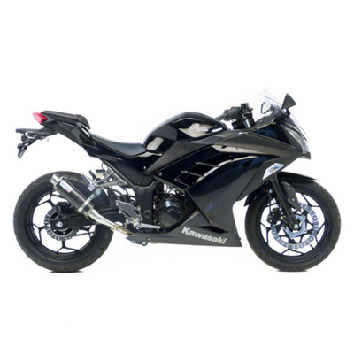 LeoVince Lv Slip-On - Gp Corsa - Carbon - Ninja 250>300 / Z 250>300 13>16