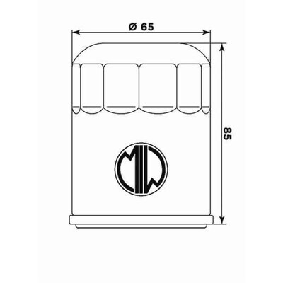 Miw Oil Filter A11001 - Hf621 - Arctic Cat