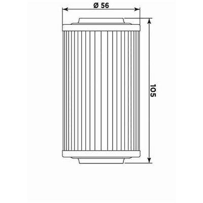 Miw Oil Filter Bo14001 - Hf556 - Brp/Sea-Doo