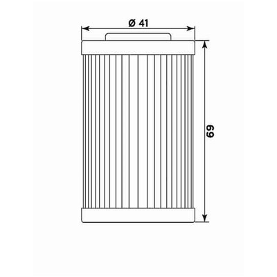 Miw Oil Filter Kt8001 - Hf155 - KTM