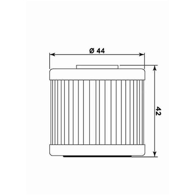 Miw Oil Filter Ky7001 - Hf566 - Kymco