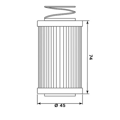 Miw Oil Filter Mv21002 - Hf567 - Mv Agusta