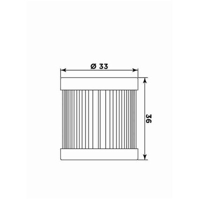 Miw Oilfilter P5005 - Hf181 - Aprilia/Piaggio