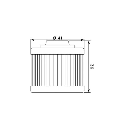 Miw Oil Filter P5011 - Hf186 - Aprilia