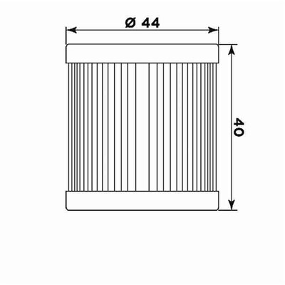 Miw Oil Filter S3003 - Hf131 - Hyosung/Suzuki