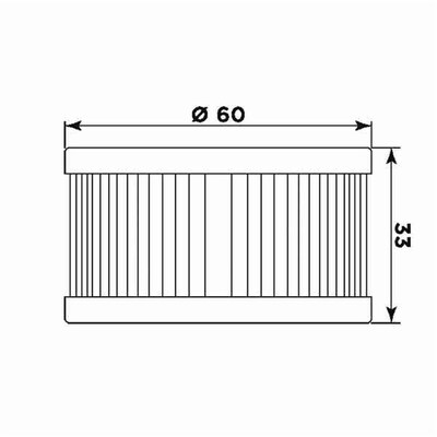 Miw Oil Filter S3004 - Hf136 - Suzuki