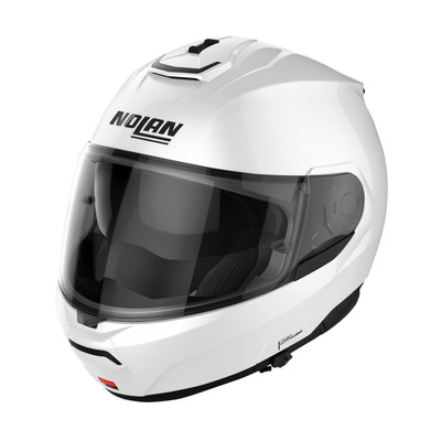 Nolan N100-6 Flip Up Classic Helmet - Metal White