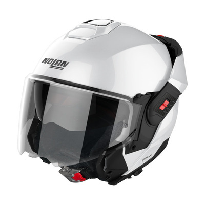 Nolan N120-1 Flip Over Classic Helmet - Metal White