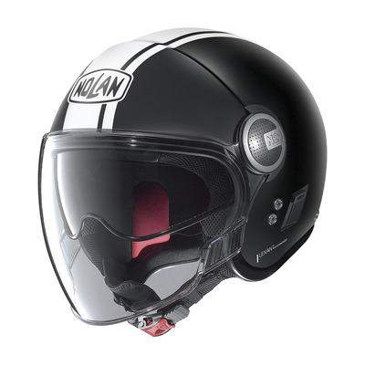 Nolan N21 Dolce Vita Helmet - Flat Black/White