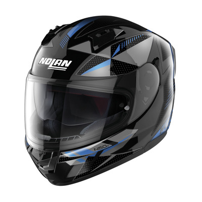 Nolan N60-6 Wiring Helmet - Black/Blue/Silver