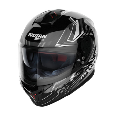 Nolan N80-8 Turbolence Helmet - Black/White